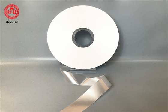 Flexible Foamed PP Tape White Binding Film 0.13mm For Power And Communication Cable