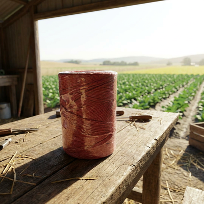 Split Film PP Raffia Twine Low Slippage Greenhouse Tying Twine