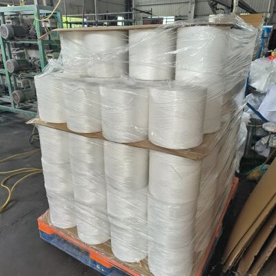 5000D PP สายสําหรับการเย็บกระเป๋าใหญ่ ความหนาแน่นเส้นตรง 4750-5250D ความแข็งแรงในการแตก 25kgf